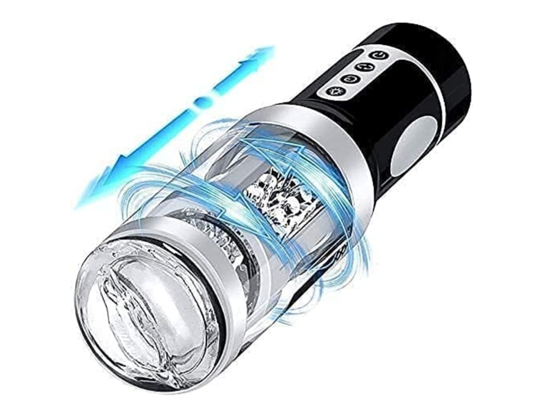 Masturbação Masturbador Automático Vibração Sexy Erótico Brinquedo Sexual Masturbador Automático Vibração Masturbador Sexy Erótico Preto Lalamoli