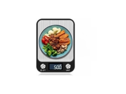 Balança De Cozinha Digital Compacta, Aço Inoxidável, Tecnologia Sensores