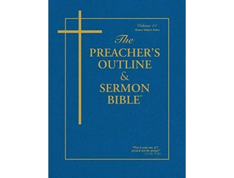 Livro The Preachers Outline Amp Sermon Bible Master Subject Index Kjv De Leadership Ministries Worldwide (inglês)