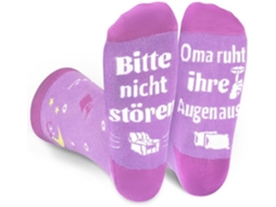 Sokken Grappige Oma - Katoenen Sokken - Tamanho 37-45 - Presente Para Aniversário - Presente Prático - Perfeito Para Uso Em Casa