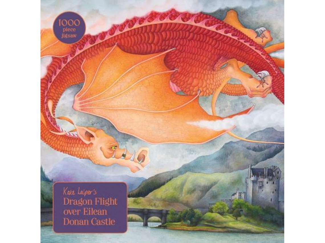 Livro Dragon Flight over Eilean Donan Castle 1000-piece jigsaw de Floris Books (Inglês)