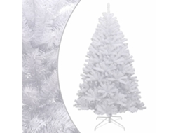 Artificial Hinged Christmas Tree, Artificial Hinged Christmas Trees Vidaxl Branco Pvc (120 Cm)