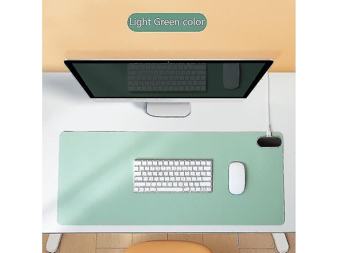 Tapete De Mesa Aquecido De Couro Impermeável De Tamanho Grande, Ideal Para Aquecer As Mãos Durante O Trabalho. Olysi Shop