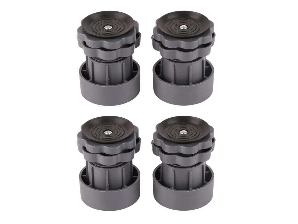Suporte anti vibração Primerox 4pcs para máquina de lavar roupa base pé anti deslizante 8.5cm