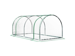Estufa de Plantas com Porta, 200x100x80cm, verde BTFORUS