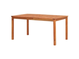 Mesa De Jardim 150x90x74 Cm Madeira De Acácia Maciça