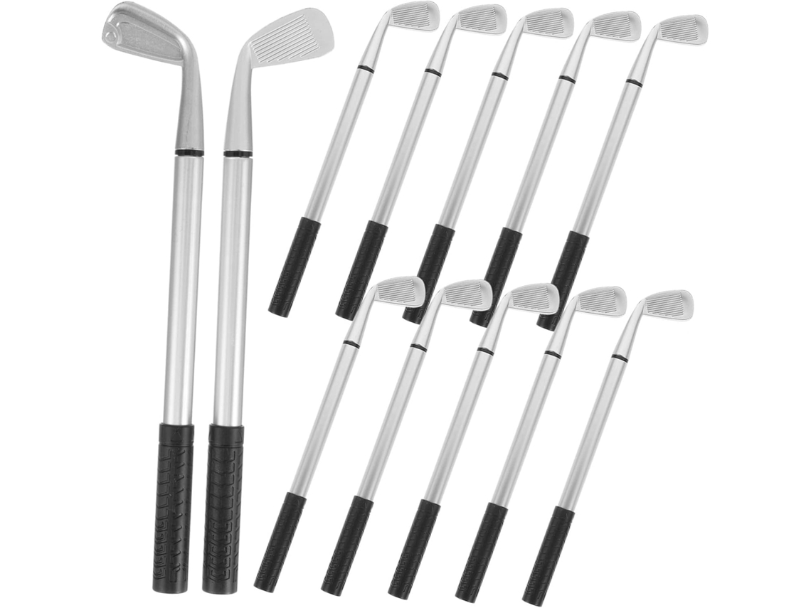 Conjunto De 12 Canetas Esferográficas Golfe Mini Alta Qualidade,