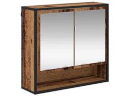 Prateleira de Parede com Porta Madeira Antiga 65x20x60 cm MAISON EXCLUSIVE