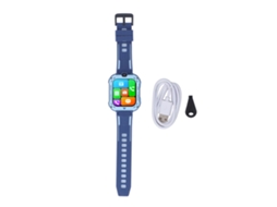 Walshlxq reloj Inteligente para Niños Con Gps Y Llamada Vídeo Bidireccional 4g Regalo de Cumpleaños Azul
