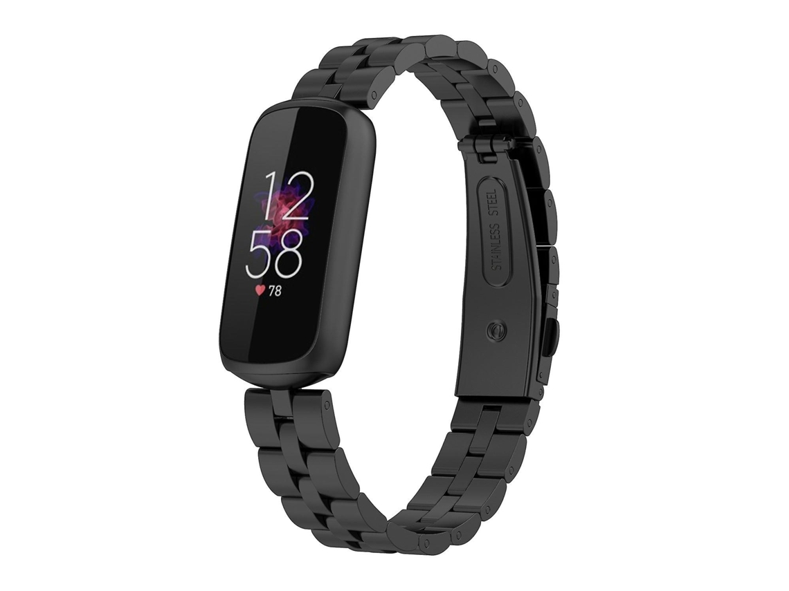 Pulseira de aço inoxidável para relógio inteligente Fitbit Luxe Ly Ebike