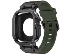 Pulseira ORYSIN 360 Adventurer para Apple Watch Series 9 41mm, design verde, resistente e elegante.