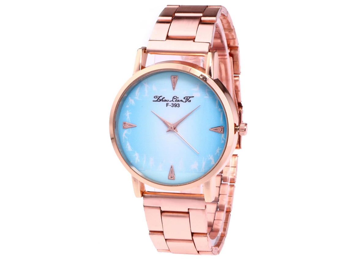 Relógio de pulso Zhoulianfa, elegante e durável, com mecanismo de quartzo, ideal para ocasiões casuais e formais.