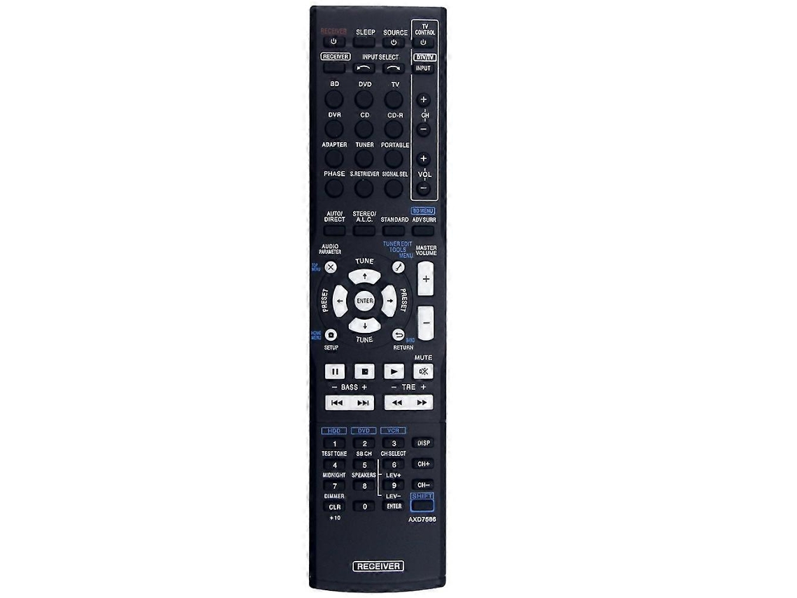 Comando À Distância De Substituição Para Axd7586 Pioneer Recetor Av Vsx-520-s Vsx-53 Vsx-1121