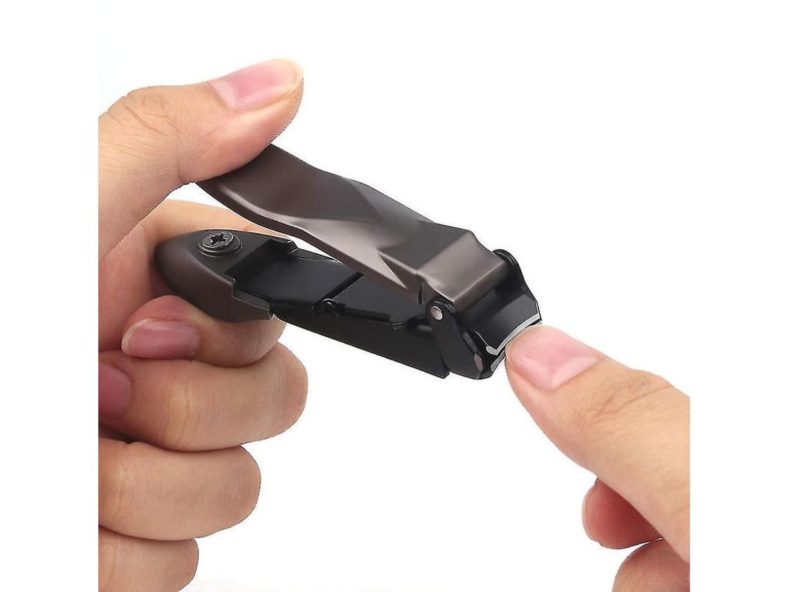 Conjunto de Cortadores de Unhas Sem Borrifo com Catcher, Inox, para Unhas de Mão e Pé, Homens e Mulheres