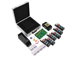 Vidaxl Conjunto De Fichas De Póquer 600 Pcs 4 G