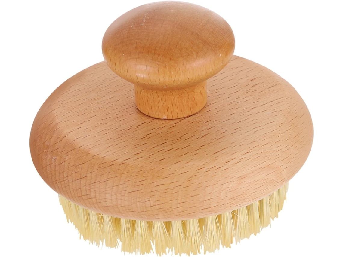 Lurelia Acessório De Duche Com Escova Corporal De Sisal, Cabo Longo, Massagem Suave E Cor Amarelo