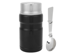 Recipiente Térmico Inox 750ml Preto