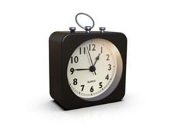 Despertador Operado por Bateria com Caixa de Metal Quadrada, Silencioso, Sem Tique taque, Analógico de Quartzo, Operação Simples para Quarto EHSTMIND