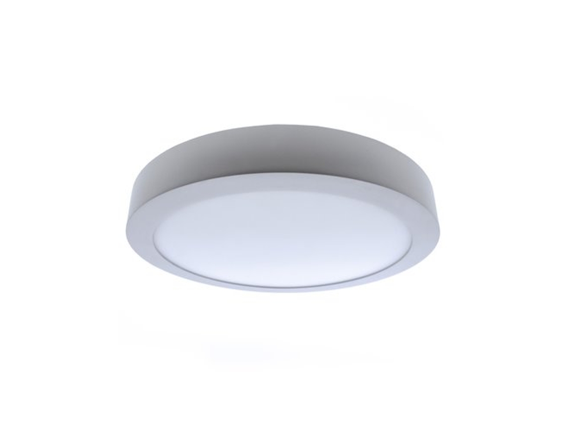 Downlight Led Gelys Ip54 18W 4000K Redondo Branco CRISTALRECORD