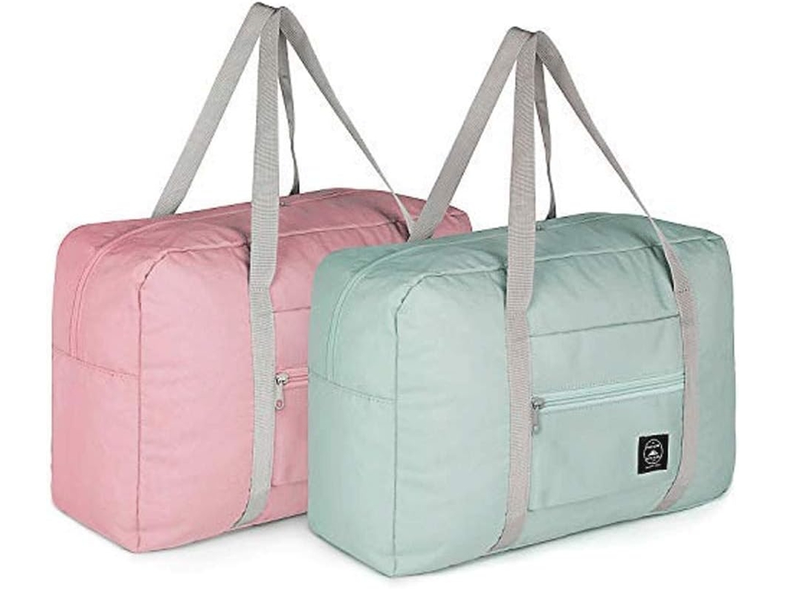Conjunto de 2 Malas AQUAFORGE dobráveis, para viagens aéreas, maternidade, ginástica