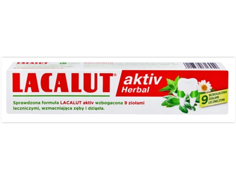 Pasta De Dentes Lacalut Aktiv Herbal, 75 Ml Natur Produkt Pharma
