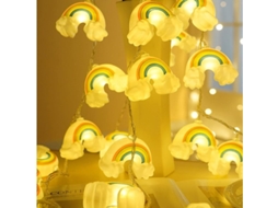 Luzes de fada arco-íris para decoração de Natal, jardim, festa e quarto | S/MARCA
