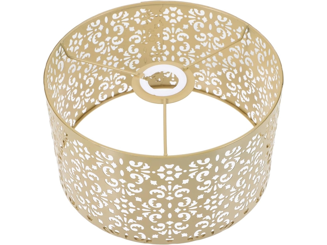 Abajur Decorativo de Metal Vazado para Mesa de Trabalho e Sala de Estar, Estilo Europeu, Esculpido com SFUSHOS
