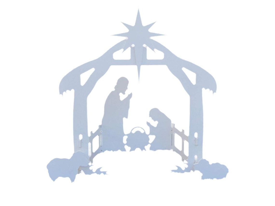 Laxiscreed Decoração Natal Ao Ar Livre Com Natividade E Santa Família Para Festas Natalícias Encantadoras