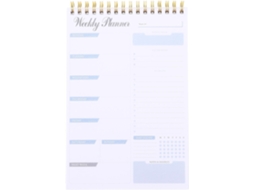 Agenda Semanal Com Abas, Bloco De Notas Leve Para Listas De Tarefas E Lembretes Gokoco