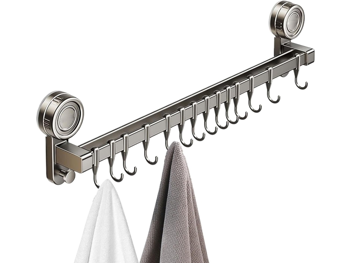 Suporte De Toalha Com Ventosa, Removível, À Prova - Design Funcional