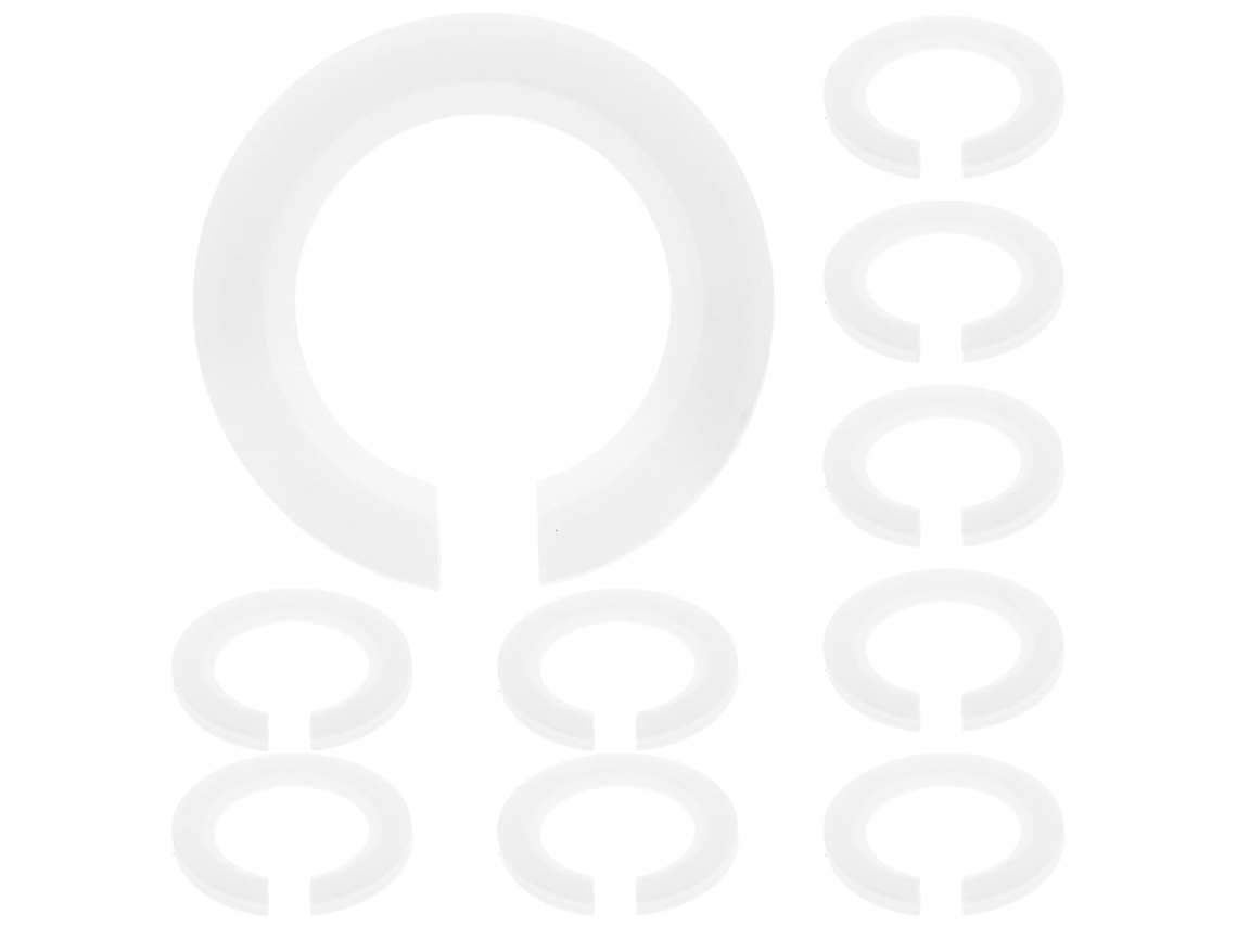 Conjunto De 10 Adaptadores Cult E27 Para E14 Em Pp Branco