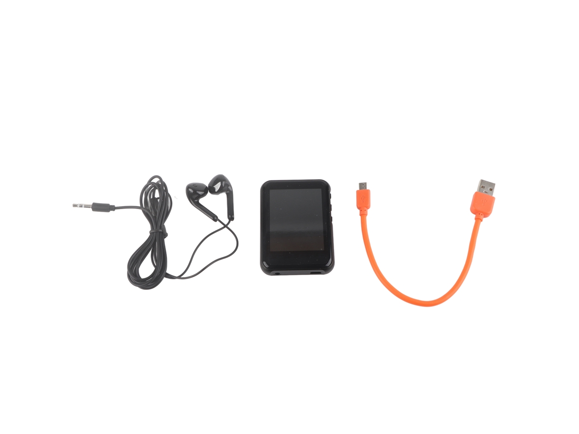 Reprodutor Mp3 Portátil 2.4 Polegadas Tela Colorida Hifi Com Alto-falantes Bluetooth E-book Gravação 8gb