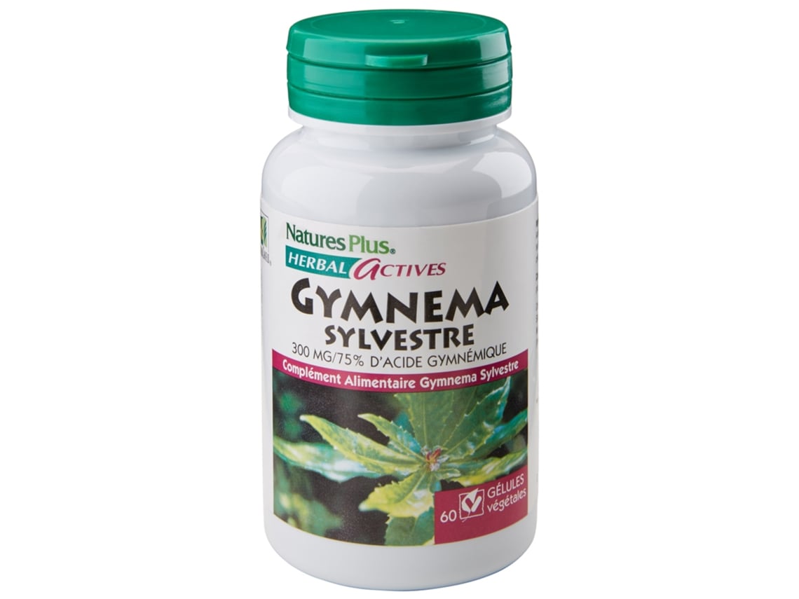 Herbal Actives Gymnema Sylvestre 60 Cápsulas Softgel NATURES PLUS