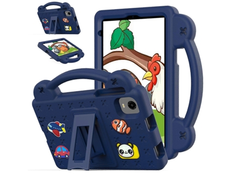 Capa Para Tablet Infantil Eva À Prova De Choque Com Suporte E Alça Webake