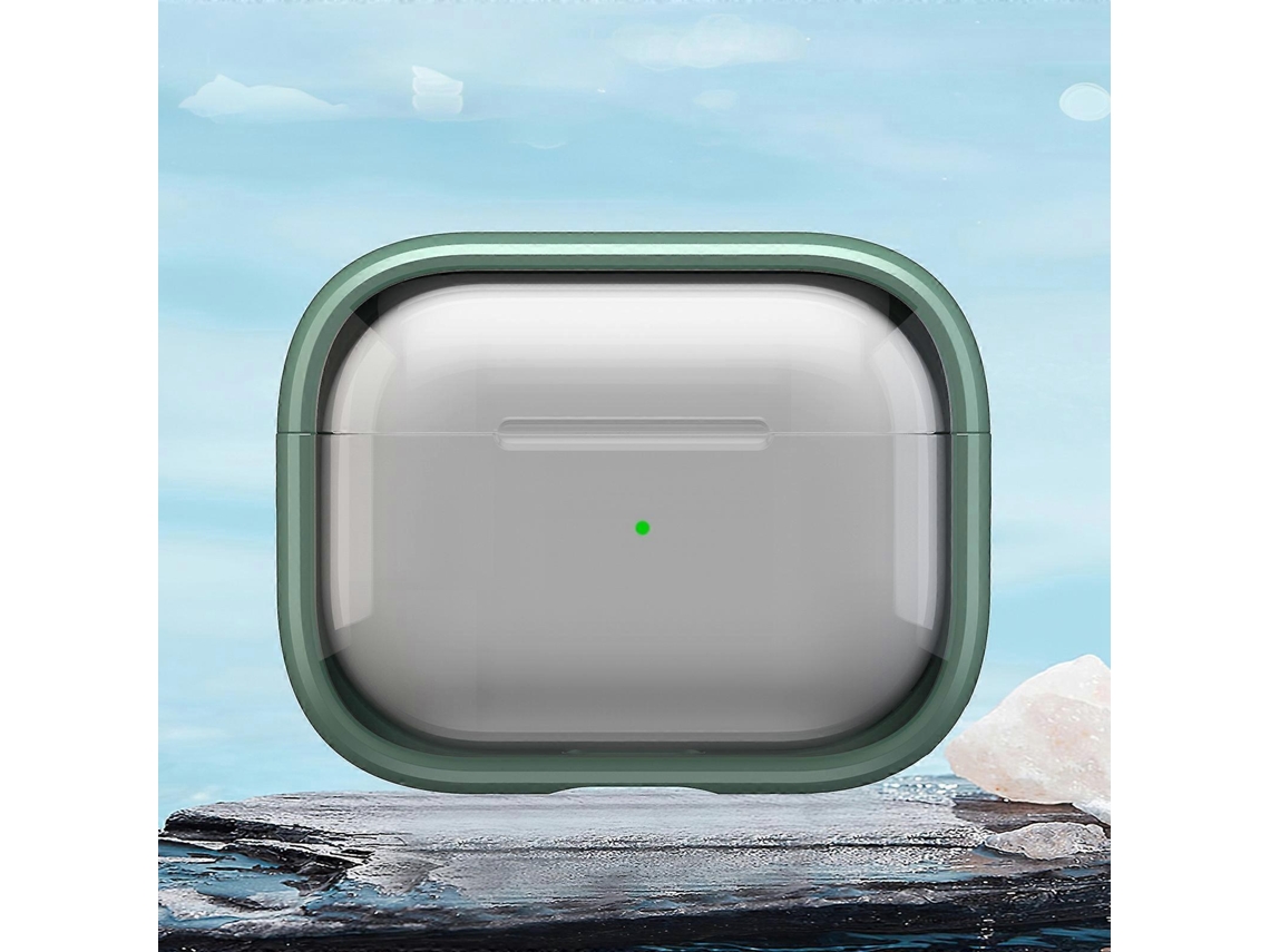Capa Híbrida De Tpu E Pc Com Suporte Para Airpods Pro 2