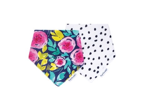 Pacote de 2 Bandanas Kaffle de Peônia Pintada TINY TWINKLE