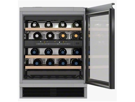 Cave de Vinho Encastre MIELE KWT 6321 Ug (Ventilado - 81.8 cm - 94 L - Inox) — 34 Garrafas