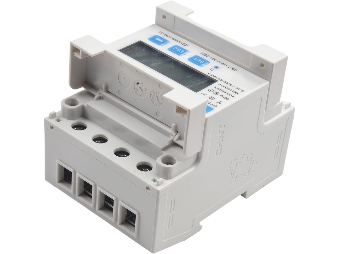 Medidor Digital Trifásico De Eletricidade E Energia Com Visor 3220/38080
