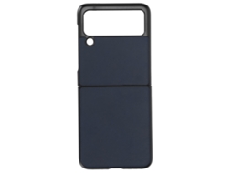 Funda de Cuero para Samsung Galaxy Z Flip 3, Antichoque y Antiarañazos en Azul | S/MARCA
