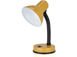 Lâmpada De Mesa Flexível Clássica 35w Com Cabeça Ajustável - Interruptor Integrado - Preto Ônix L958bk Mostarda Inglesa Mostarda Inglesa