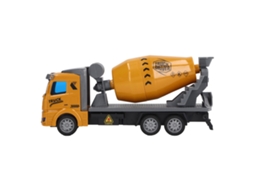 Ats camión de Construcción Mezcladora de Cemento 1:48, Juguete de Coche Con Retroceso, Simulación Alta para Niños +3 Años