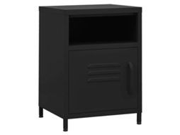 Cabeceira Mesa 35x35x51 Cm Aço Preto MAISON EXCLUSIVE