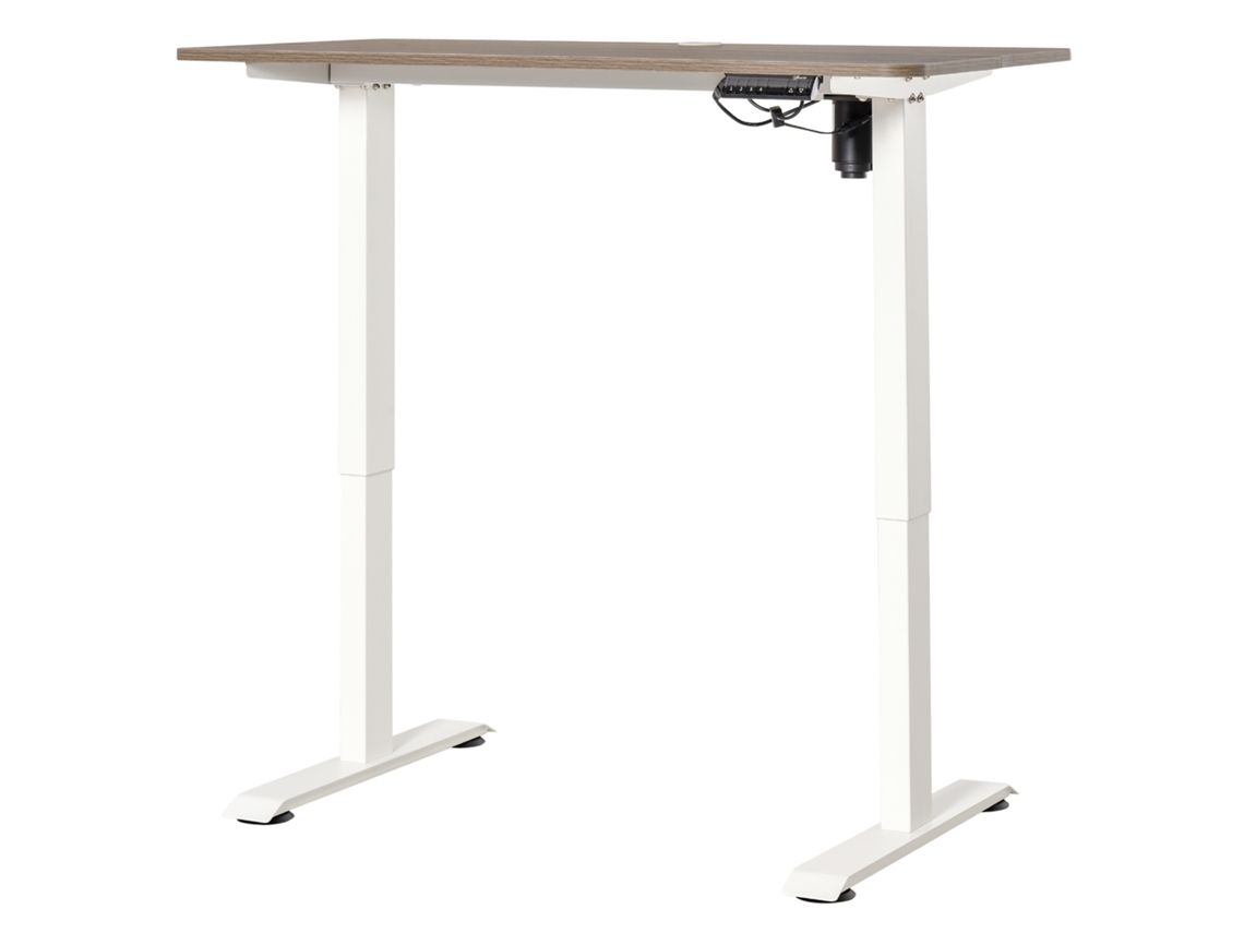 Mesa Elétrica Office Em Pé 120x60x72-116 Cm Macro Mesa Ajustável Com 4 Teclas Automáticas De Memória Inteligentes Para Home