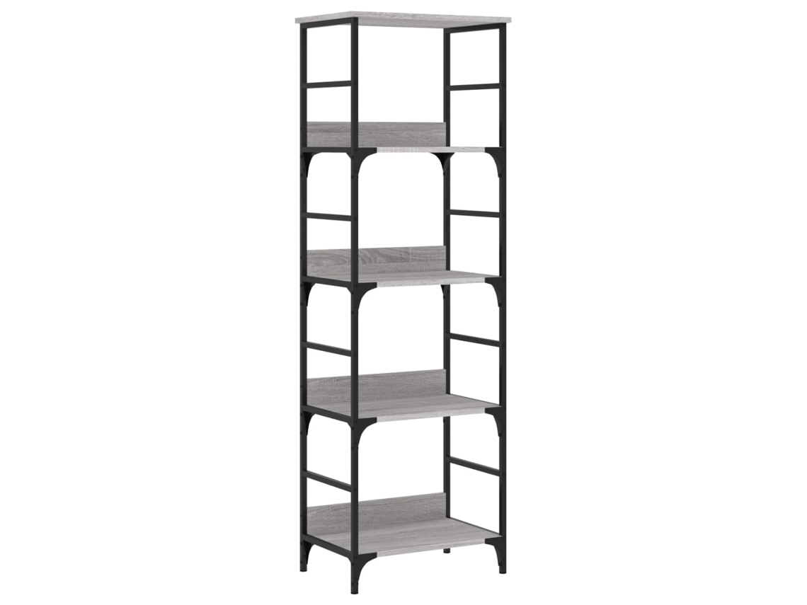 Bookshelf, Bookshelves Vidaxl Cinzeto Madeira Processada (n/a)