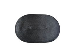 Toalha De Mesa Tecido Pp Preto À Prova Dágua Durável Decorativa