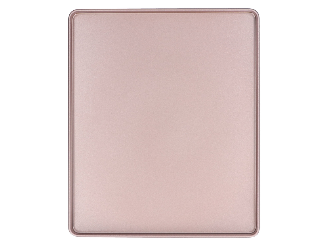 Bandeja De Hornear Multifuncional Rosa Oro Antiadherente Para Pizza Pan Carbono Acero Rectangular