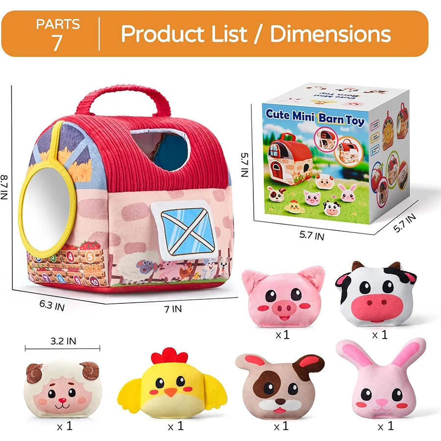 Brinquedo Para Bebê, Macio E Em Formato De Favo De Mel, Com 5 Funções Sensoriais.
