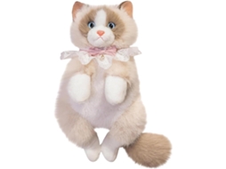 Mochila De Pelúcia Genérica- Design Fofo De Gato Para Passeios Casuais, Escolar Infantil| Ensino Fundamental,