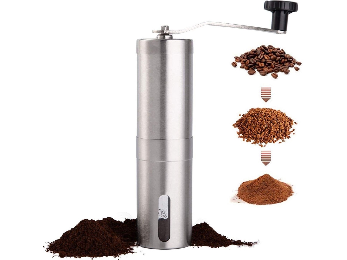 Moedor De Café Manual, Com Moagem Ajustável Para Espresso, Prensa Francesa E Café Coado, Ideal Para Casa, Escritório E Viagens