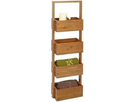 Armário de Armazenamento em Bambu 4 Cestos MAISON FUTEE